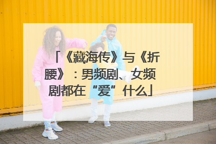 《藏海传》与《折腰》：男频剧、女频剧都在“爱”什么