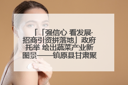 「强信心 看发展·招商引资拼落地」政府托举 绘出蔬菜产业新图景——镇原县甘肃聚广利现代设施蔬菜种植基地见闻