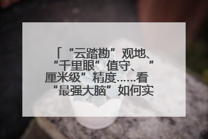 “云踏勘”观地、“千里眼”值守、“厘米级”精度……看“最强大脑”如何实现智慧治理
