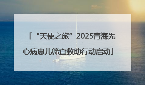“天使之旅”2025青海先心病患儿筛查救助行动启动