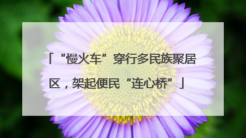 “慢火车”穿行多民族聚居区，架起便民“连心桥”