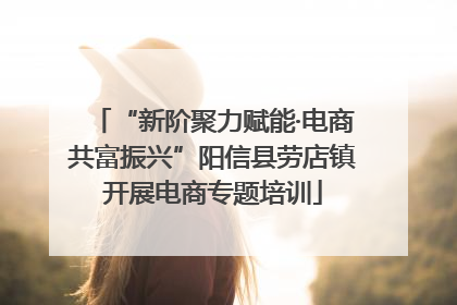 “新阶聚力赋能·电商共富振兴”阳信县劳店镇开展电商专题培训