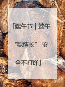 端午节｜端午“粽情长” 安全不打烊