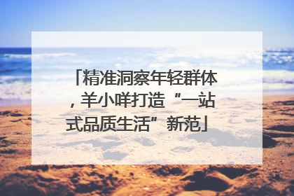 精准洞察年轻群体，羊小咩打造“一站式品质生活”新范