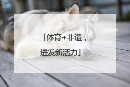 体育+非遗，迸发新活力