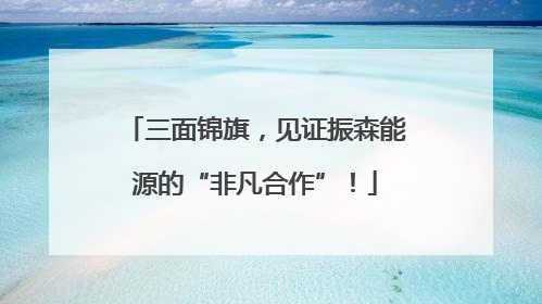三面锦旗，见证振森能源的“非凡合作”！