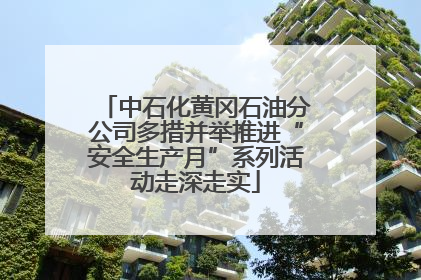 中石化黄冈石油分公司多措并举推进“安全生产月”系列活动走深走实