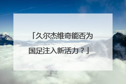 久尔杰维奇能否为国足注入新活力？