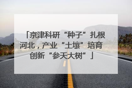 京津科研“种子”扎根河北，产业“土壤”培育创新“参天大树”