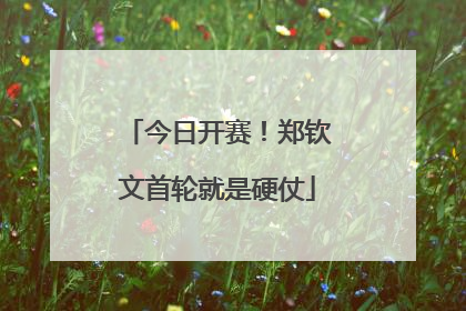 今日开赛！郑钦文首轮就是硬仗