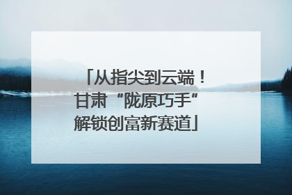 从指尖到云端！甘肃“陇原巧手”解锁创富新赛道