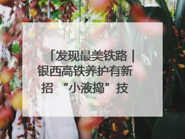 发现最美铁路｜银西高铁养护有新招 “小液捣”技术安全又准确