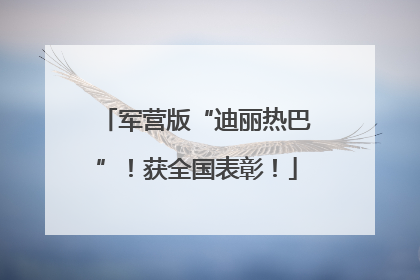 军营版“迪丽热巴”！获全国表彰！