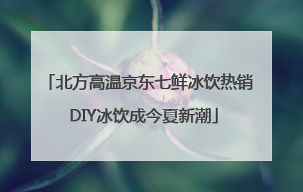 北方高温京东七鲜冰饮热销 DIY冰饮成今夏新潮