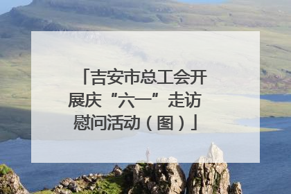 吉安市总工会开展庆“六一”走访慰问活动（图）