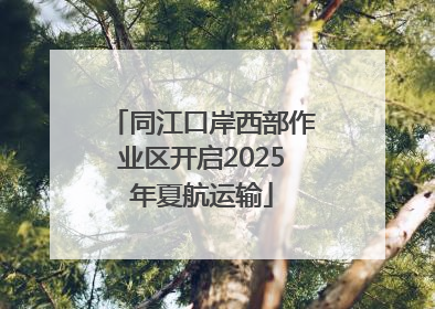 同江口岸西部作业区开启2025年夏航运输