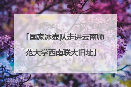国家冰壶队走进云南师范大学西南联大旧址