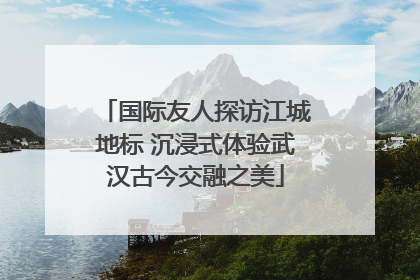 国际友人探访江城地标 沉浸式体验武汉古今交融之美