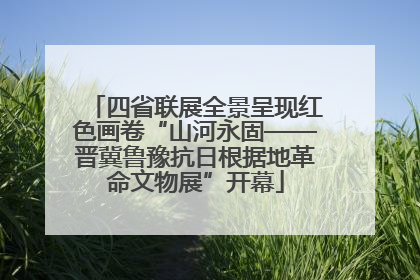 四省联展全景呈现红色画卷“山河永固——晋冀鲁豫抗日根据地革命文物展”开幕