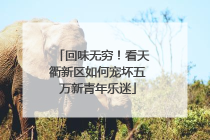 回味无穷！看天衢新区如何宠坏五万新青年乐迷