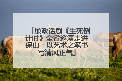 廉政话剧《生死倒计时》全省巡演走进保山：以艺术之笔书写清风正气