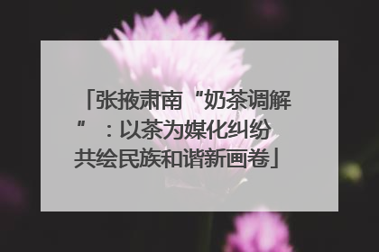 张掖肃南“奶茶调解”：以茶为媒化纠纷 共绘民族和谐新画卷