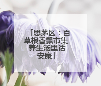 思茅区：百草根香飘市集 养生汤里话安康