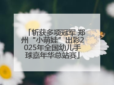 斩获多项冠军 郑州“小萌娃”出彩2025年全国幼儿手球嘉年华总站赛