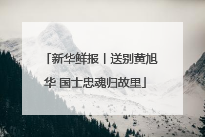 新华鲜报丨送别黄旭华 国士忠魂归故里