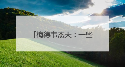 梅德韦杰夫：一些国家已准备好，向伊朗提供自家核弹头