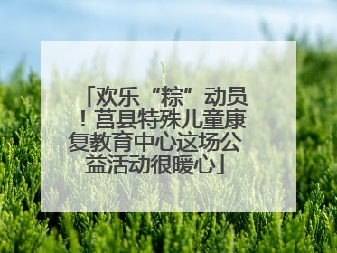 欢乐“粽”动员！莒县特殊儿童康复教育中心这场公益活动很暖心