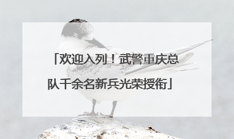 欢迎入列！武警重庆总队千余名新兵光荣授衔