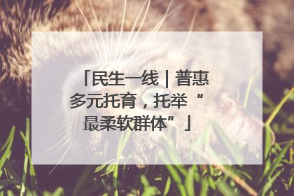 民生一线｜普惠多元托育，托举“最柔软群体”