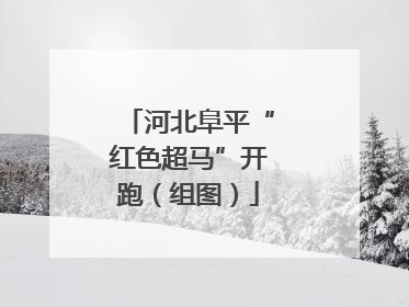河北阜平“红色超马”开跑（组图）
