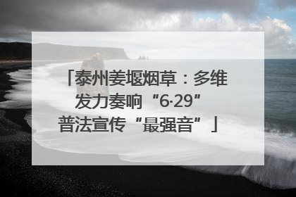 泰州姜堰烟草：多维发力奏响“6·29”普法宣传“最强音”