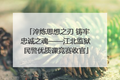 淬炼思想之刃 铸牢忠诚之魂——江北监狱民警优质课竞赛收官