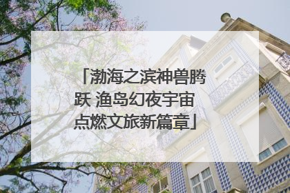 渤海之滨神兽腾跃 渔岛幻夜宇宙点燃文旅新篇章