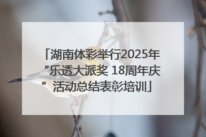 湖南体彩举行2025年“乐透大派奖 18周年庆”活动总结表彰培训