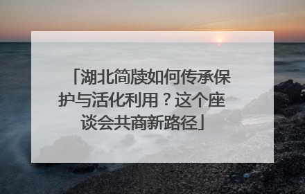 湖北简牍如何传承保护与活化利用？这个座谈会共商新路径