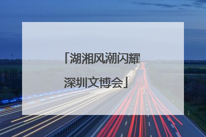 湖湘风潮闪耀深圳文博会