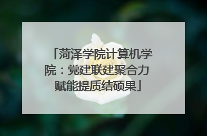 菏泽学院计算机学院：党建联建聚合力 赋能提质结硕果