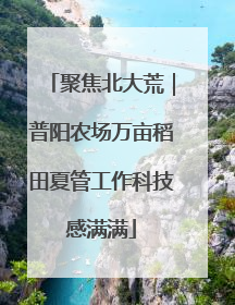 聚焦北大荒｜普阳农场万亩稻田夏管工作科技感满满
