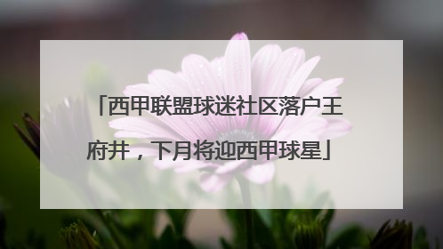 西甲联盟球迷社区落户王府井，下月将迎西甲球星