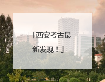 西安考古最新发现！