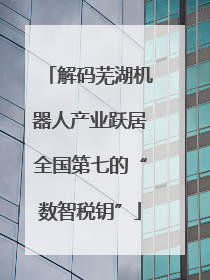 解码芜湖机器人产业跃居全国第七的“数智税钥”