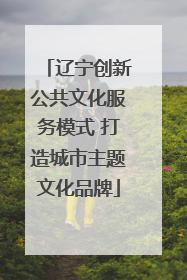 辽宁创新公共文化服务模式 打造城市主题文化品牌