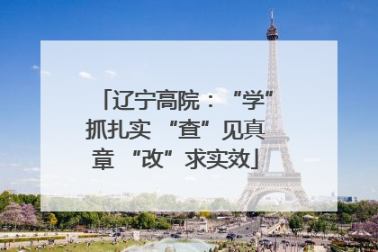 辽宁高院：“学”抓扎实 “查”见真章 “改”求实效
