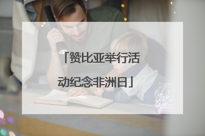 赞比亚举行活动纪念非洲日