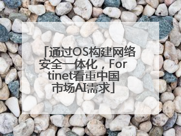 通过OS构建网络安全一体化，Fortinet看重中国市场AI需求