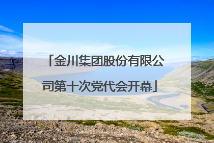 金川集团股份有限公司第十次党代会开幕